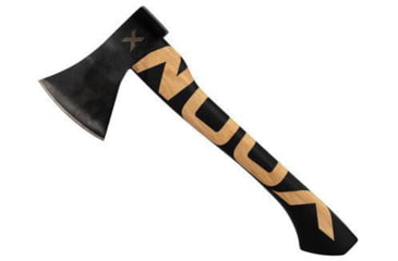 Image of WOOX VOLANTE Axe, Carbon Steel Blade, Black Hickory, Black/Wood, BU.AXE002.01