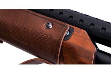 Image of WOOX Gladiatore Leather Forend Cover, Brown, 810069397214