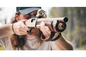 Image of WOOX Gladiatore Leather Forend Cover, Brown, 810069397214