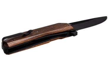 Image of WOOX Leggenda Folding Knife, 3.5in D2 High Carbon Steel Straight Back Blade, Walnut, BU.KNF002.01
