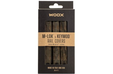 Image of WOOX M-LOK &amp; KeyMod Rail Covers, 3 pieces, Micarta, SH.MLK002.SET