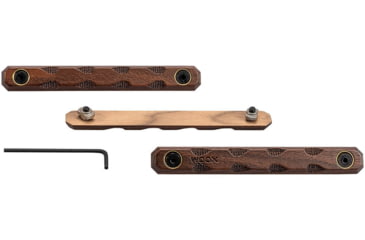 Image of WOOX M-LOK &amp; KeyMod Rail Covers, 3 pieces, Walnut, SH.MLK005.S3