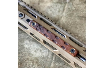 Image of WOOX M-LOK &amp; KeyMod Rail Covers, 3 pieces, Walnut, SH.MLK005.S3