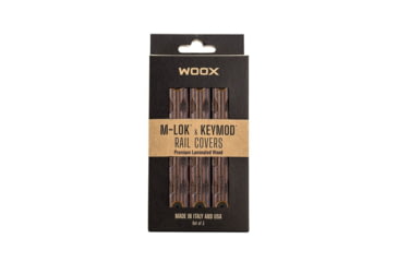 Image of WOOX M-LOK &amp; KeyMode Rail Covers - Set of 3, Tiger Wood, SH.MLK003.SET