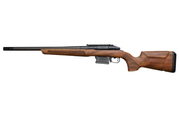 Image of WOOX Elegante Hybrid Precision Ruger American Rifle Gen 2 Wood Rifle Stock w/Integrated Mini-Chassis, Right Hand, Short Action, Walnut/Brown, SH.GNS072.04