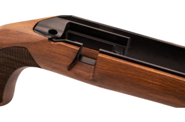 Image of WOOX Elegante Hybrid Precision Ruger American Rifle Gen 2 Wood Rifle Stock w/Integrated Mini-Chassis, Right Hand, Short Action, Walnut/Brown, SH.GNS072.04
