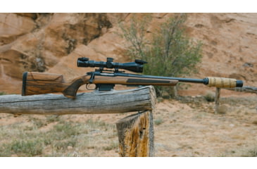 Image of WOOX Elegante Hybrid Precision Ruger American Rifle Gen 2 Wood Rifle Stock w/Integrated Mini-Chassis, Right Hand, Short Action, High Grade Walnut/Brown, SH.GNS075.04