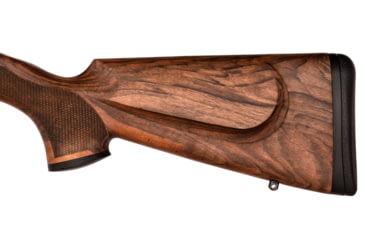 Image of WOOX Elegante Sporter Precision Remington Model 700 Short Action Wood Rifle Stock w/Integrated Mini-Chassis, Right Hand, Short Action, High Grade Walnut/Brown, SH.GNS085.01
