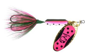 Image of Wordens Rooster Tail 1/8 oz Rainbow Tux, Original Rooster Tail Spinner, #10 Treble Hook, 208-RBOW-TUX