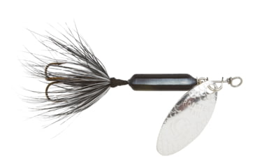 Image of Wordens Rooster Tail In-Line Spinner, 1 3/4in, 1/24 oz, Treble Hook, Skunk, 204-SK