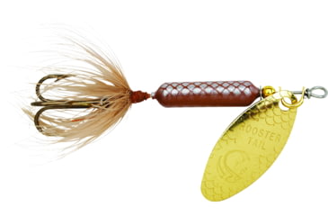 Image of Wordens Rooster Tail In-Line Spinner, 2 1/4in, 1/8 oz Single Hook, Brown, S208-BR