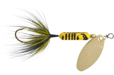 Image of Wordens Rooster Tail In-Line Spinner, 2 1/4in, 1/8 oz Single Hook, Bumble Bee, S208-BU