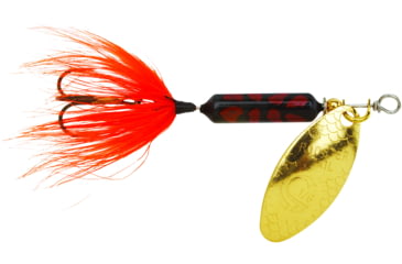 Image of Wordens Rooster Tail In-Line Spinner, 2 1/4in, 1/8 oz Single Hook, Rusty Coachdog, S208-RUCD