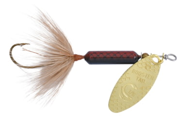 Image of Wordens Rooster Tail In-Line Spinner, 2 1/4in, 1/8 oz Single Hook, Salmon Fly, S208-SF