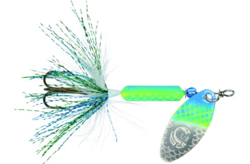 Image of Wordens Rooster Tail In-Line Spinner, 2 1/4in, 1/8 oz Treble Hook, Citrus Shad, 208-CSHAD