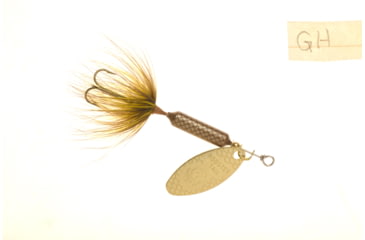 Image of Wordens Rooster Tail In-Line Spinner, 2 1/4in, 1/8 oz, Treble Hook, Grasshopper, 208-GH
