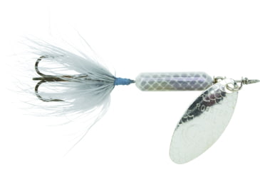 Image of Wordens Rooster Tail In-Line Spinner, 2 1/4in, 1/8 oz Treble Hook, Gray Minnow, 208-GRM