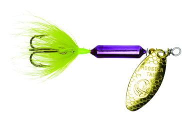 Image of Wordens Rooster Tail In-Line Spinner, 2 1/4in, 1/8 oz Treble Hook, Metallic Purple, 208-MPUR