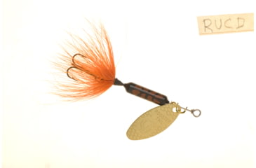 Image of Wordens Rooster Tail In-Line Spinner, 2 1/4in, 1/8 oz Treble Hook, Rusty Coachdog, 208-RUCD