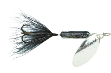 Image of Wordens Rooster Tail In-Line Spinner, 2 1/4in, 1/8 oz, Treble Hook, Silver Shad, 208-SS