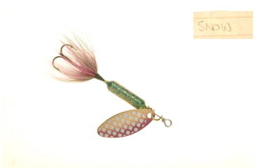 Image of Wordens Rooster Tail In-Line Spinner, 2 1/4in, 1/8 oz Treble Hook, Strobe Rainbow, 208-SRBO