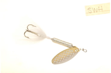Image of Wordens Rooster Tail In-Line Spinner, 2 1/4in, 1/8 oz Treble Hook, Strobe White, 208-SWH