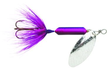 Image of Wordens Rooster Tail In-Line Spinner, 2 1/4in, 1/8 oz Treble Hook, Tequila Sunrise, 208-TQSR