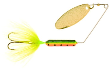 Image of Wordens Super Rooster Tail In-Line Spinner, Sz 1/4oz Fire Tiger, 194-FRT