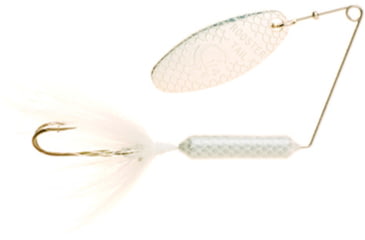 Image of Wordens Super Rooster Tail In-Line Spinner, Sz 1/4oz White, 194-WH