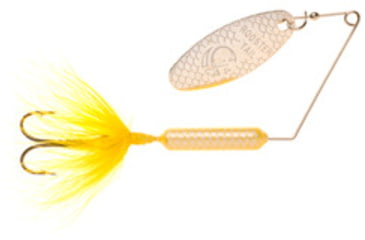 Image of Wordens Super Rooster Tail In-Line Spinner, Sz 1/4oz Yellow, 194-YL