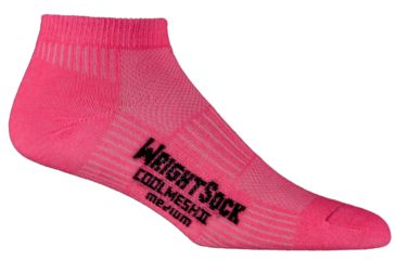 Image of Wrightsock CoolMesh II Lo - Womens-Neon Pink-Small