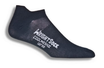 Image of Wrightsock CoolMesh II Tab Sock - Men's-Black-Medium