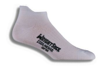 Image of Wrightsock CoolMesh II Tab Sock - Women's-White-Medium
