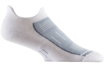 Image of Wrightsock Endurance Double Tab Socks, White/Grey, Medium, 9022.0101