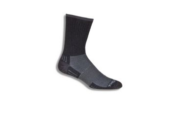 Image of Wrightsock Escape Crew Sock, Black, Small, 9561.03