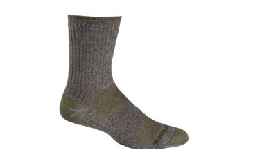 Image of Wrightsock Escape Crew Sock, Trail Green, Extra Large, 9564.1101
