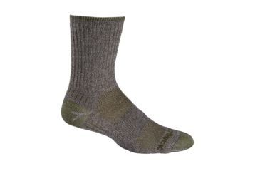Image of Wrightsock Escape Crew Sock, Trail Green, Medium, 9562.1101
