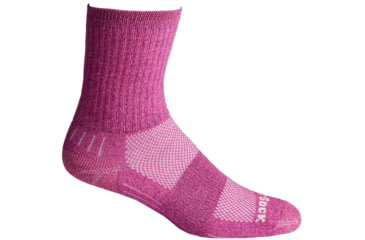 Image of Wrightsock Escape Crew Socks, Pink, Large, 9563.1401