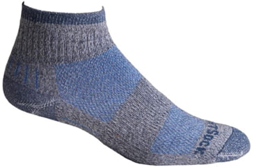 Image of Wrightsock Escape Qtr Socks, AshTwist/Blue, Small, 9551.5601