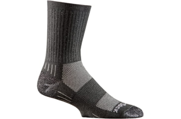 Image of Wrightsock Escape Silver Crew Socks, Steel Grey, Extra Large, 9464.3401