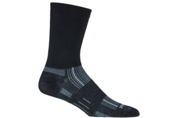 Image of Wrightsock Stride Crew - Men's-Black-Small