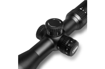 Image of Wulf Optics Hurricane Compact 3-10x40mm 30mm Tube Rifle Scope, Second Focal Plane, W-MIL1 Illuminated Reticle, Black, WU9114