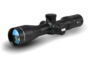 Image of Wulf Optics Hurricane Compact 3-10x40mm 30mm Tube Rifle Scope, Second Focal Plane, W-MIL1 Illuminated Reticle, Black, WU9114