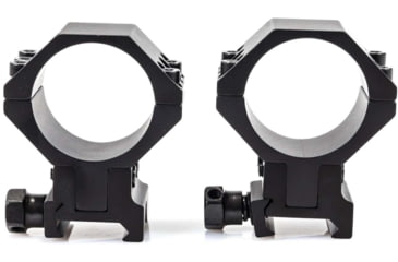 Image of Wulf Optics WULF 40 MOA Adjustable 2 Piece Rifle Scope Rings, 6 Screw, Picatinny, Black, 34mm, WU8022