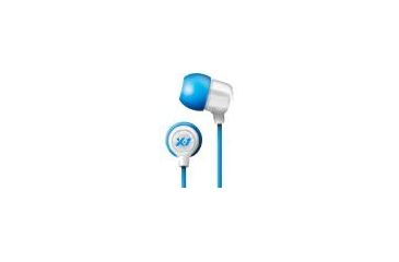 Image of X-1 Audio Surge In-Ear Waterproof Headphone, White and Blue H2O-SG-MN1-WE