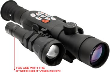 Image of X-Vision Night Vision IR Flashlight, Black, XANF100