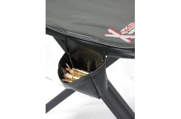 Image of X-Stand X-Ecutor 360 Swivel Shooting Bench with Backrest, Black, XASB34