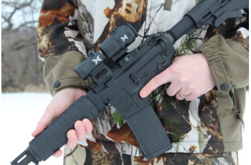 Image of X-Vision MAAG 3x Red Dot Magnifier, 22mm, 2.5 in, 1/3 Co-Witness, Black, Small, MG1