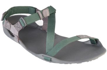 Image of Xero Shoes Amuri Z-Trek Sandal - Women's-Charcoal/Hunter Green-Medium-9