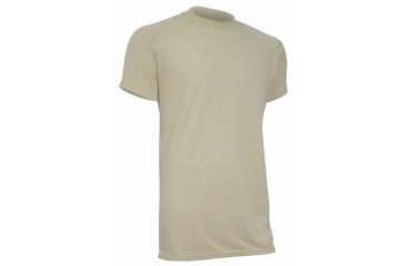 Image of XGO Mens Phase 1 Flame Retardant Short Sleeve Relaxed Fit T Shirt, Desert Sand, M 1F16M-M-700